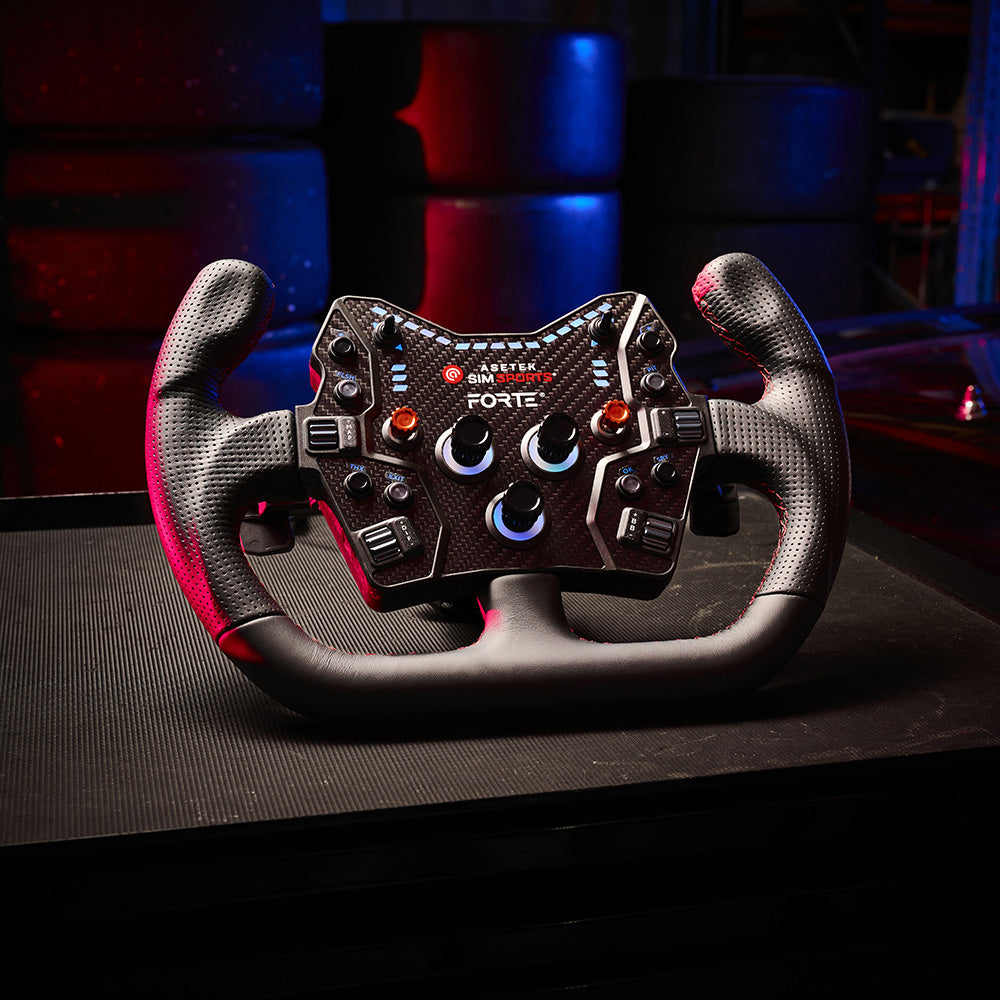 Forte® GT Button Box (Black, Alu. Buttons)