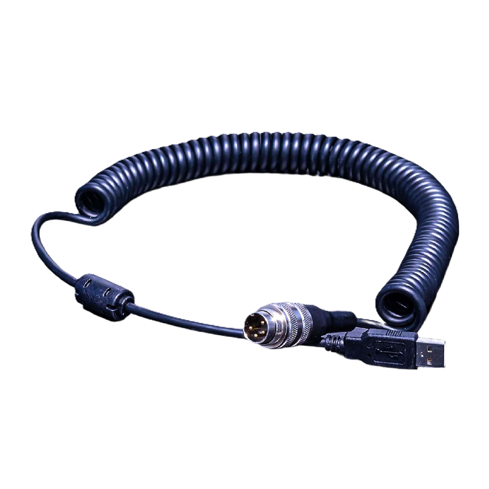 Coiled Cable USB-A for BST Wheels